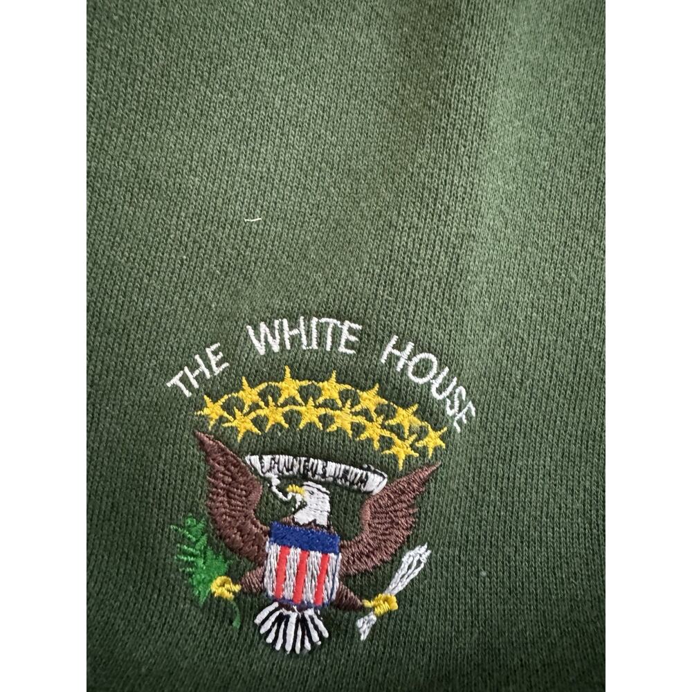 Vintage White House Presidential Seal Sweatshirt XL Made in USA Embroidered - Picture 2 of 7